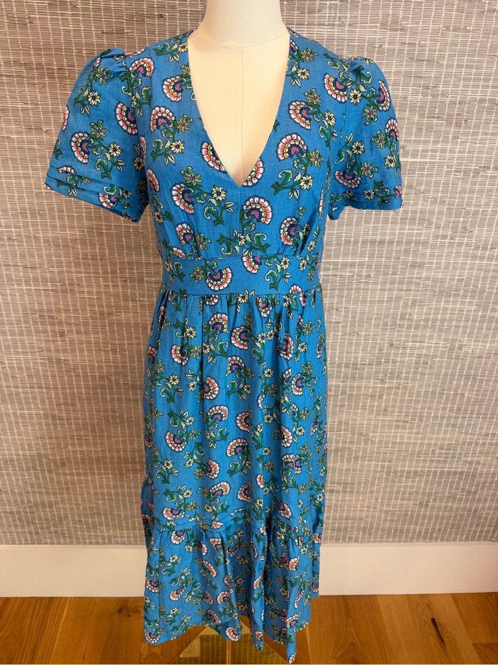 Boden Eve Linen Midi Dress